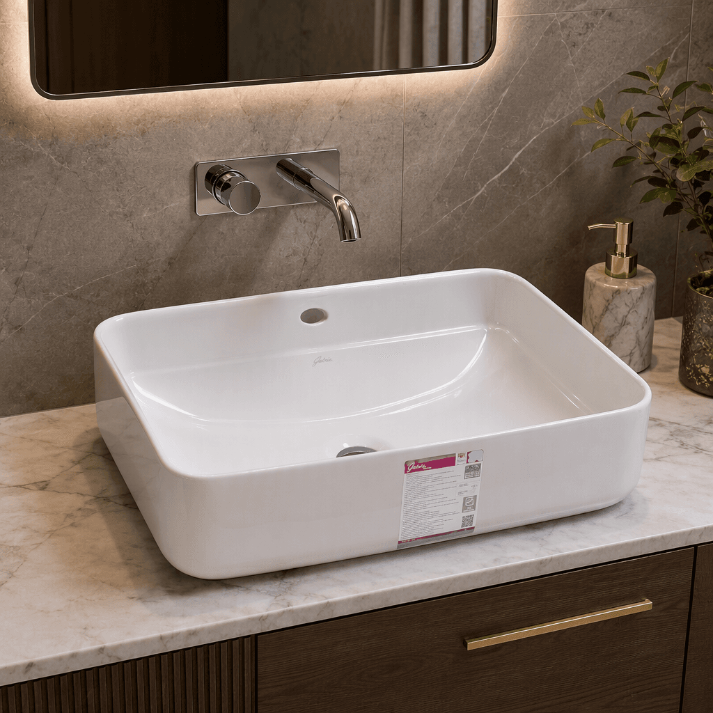 روشویی روکابینتی گاتریا مدل مستیل GSF شیردار-1789575690529-148