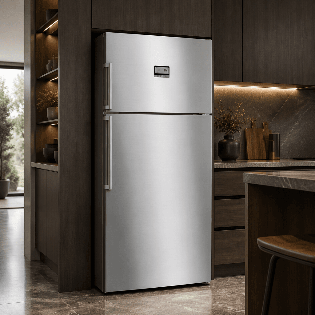 یخچال فریزر بالا بوش مدل KDN86HIE0M سری ۶ ظرفیت ۶۴۱ لیتر استیل-1790833990965-37